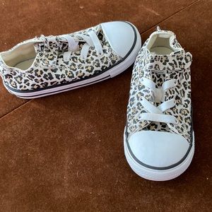 Converse All Star animal print sneakers